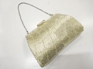 アンティーク　ビーズ　ハンドバッグ